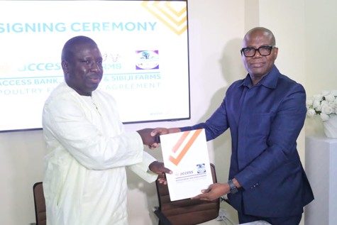 Access Bank signs D269M loan with G Farms, Sabiji Farm to boost poultry production