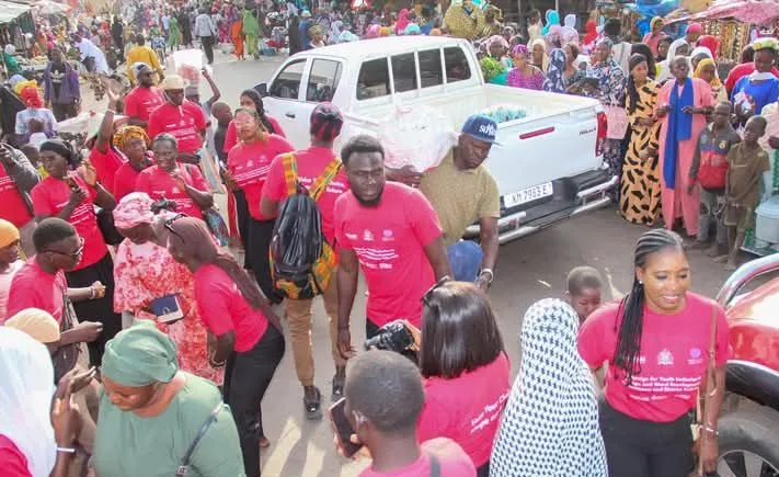 From markets to villages, the peace caravan ignites unity and inclusion across The Gambia